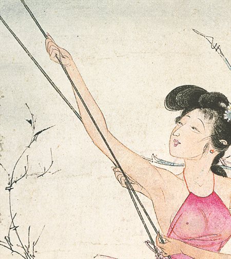 辉南-胡也佛的仕女画和最知名的金瓶梅秘戏图